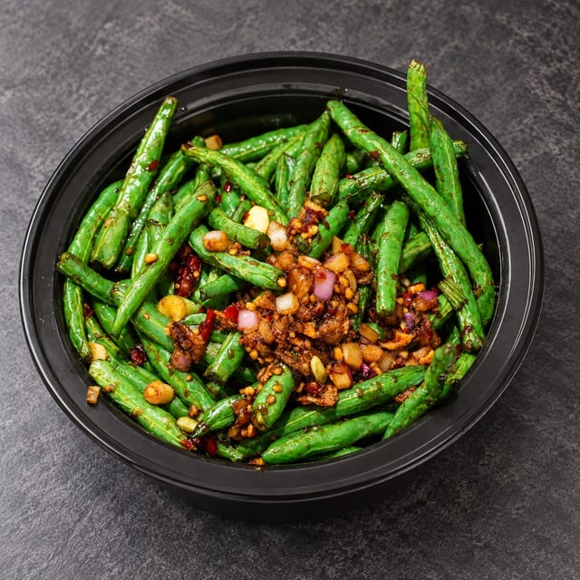Szechuan String Beans (lunch).