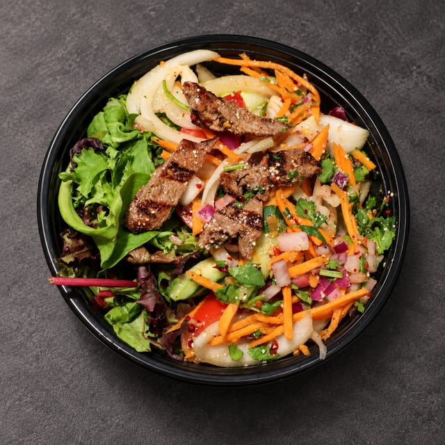 Grilled Beef Salad.