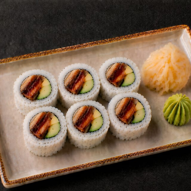 Eel & Avocado Roll.