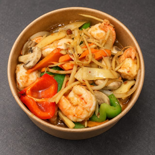 Stir Fried Ginger (lunch).
