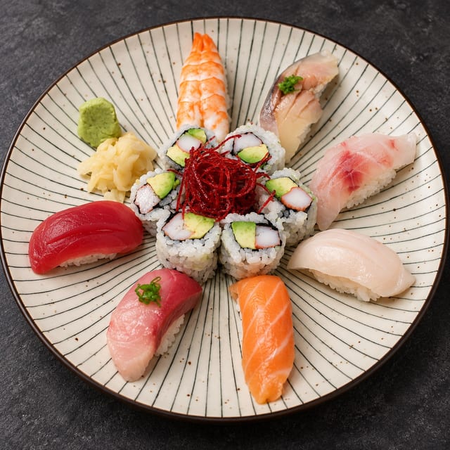 Assorted Sushi.