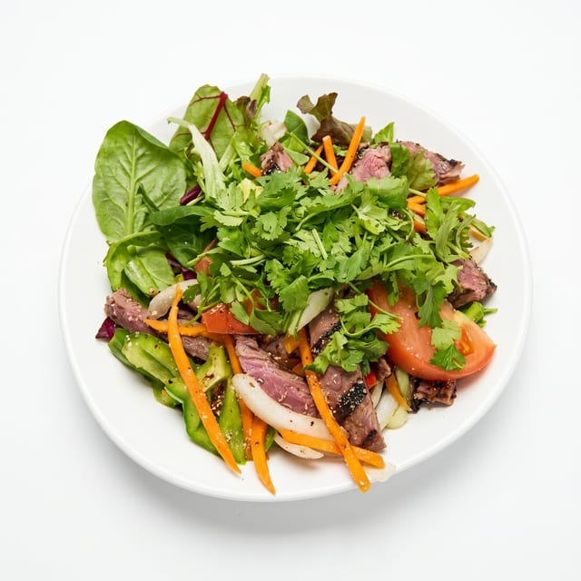 Grilled Beef Salad.