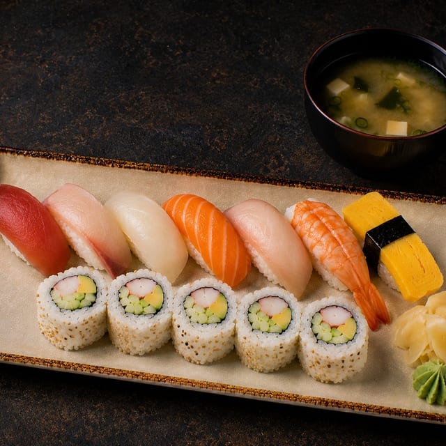 Assorted Sushi.