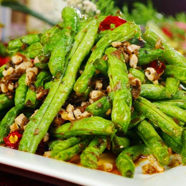 Szechuan String Beans.