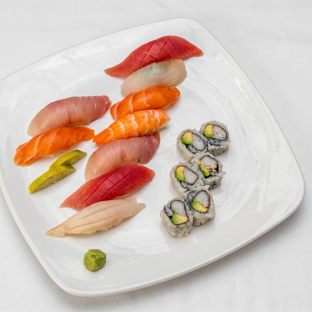 Assorted Sushi.