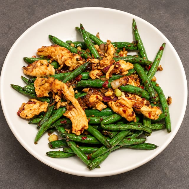 Szechuan String Beans.
