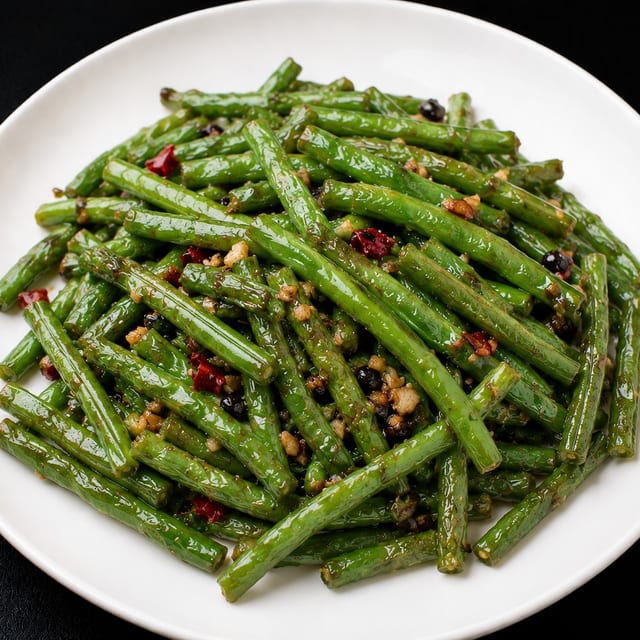 Szechuan String Beans (lunch).