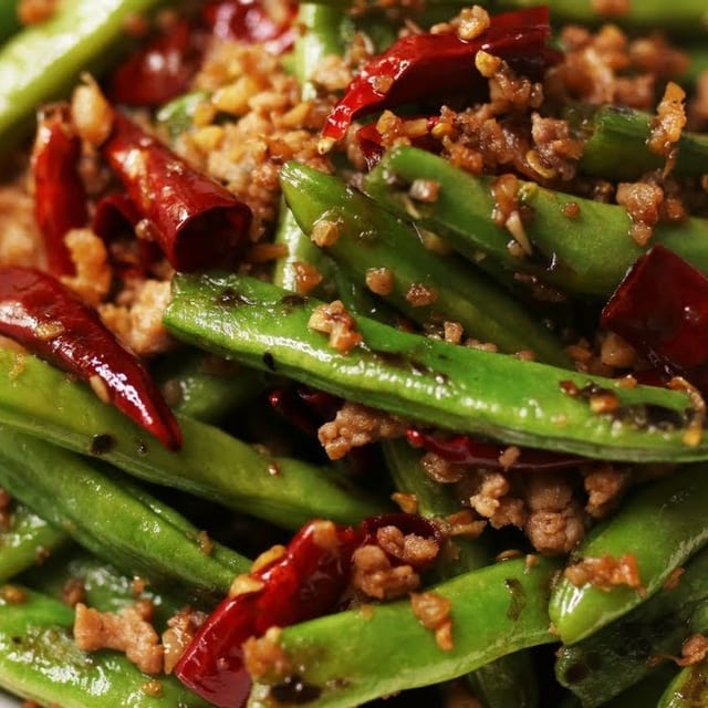 Szechuan String Beans.