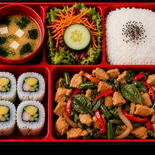 Thai Basil Bento