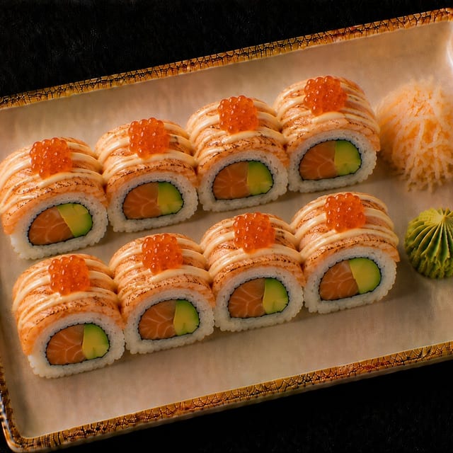 Crazy Salmon Roll.