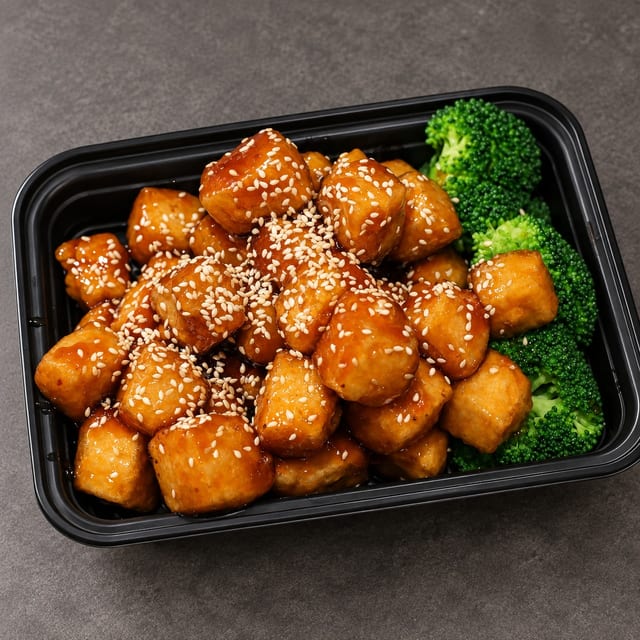 Sesame Tofu (lunch).