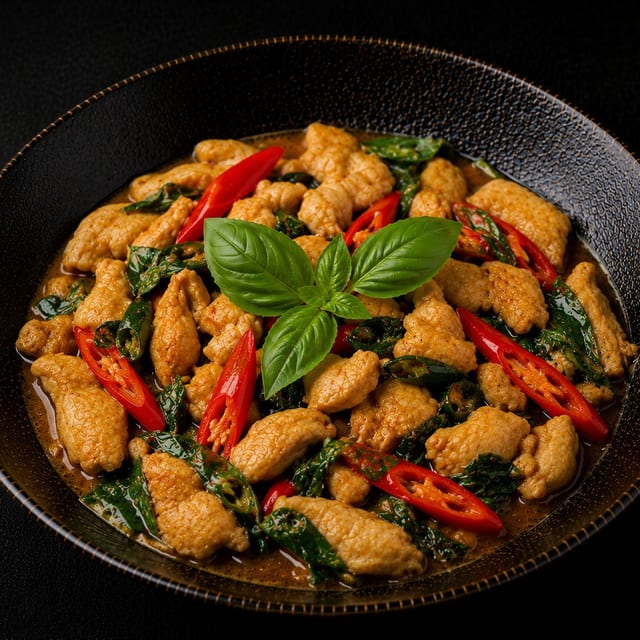 Kapow Basil with Spicy Chilies & Garlic.