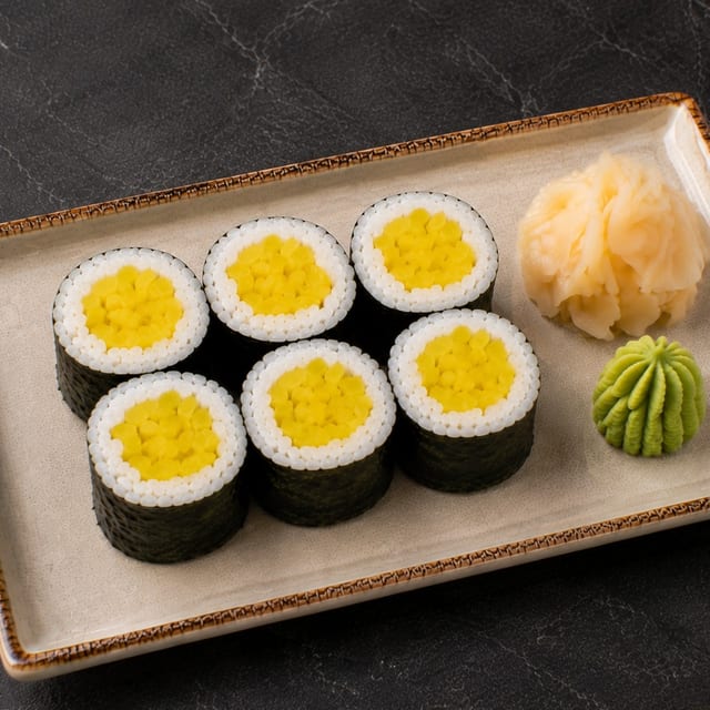 Oshinko (Sweet Radish) Roll.