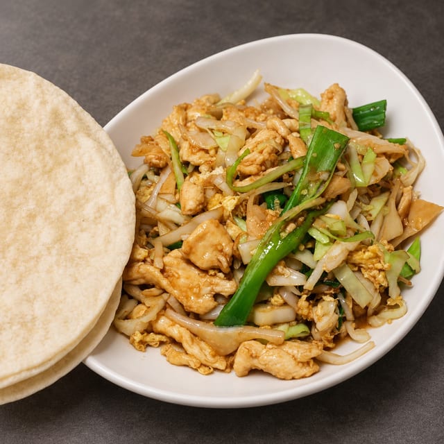 Moo Shu (No Rice Included) (lunch).
